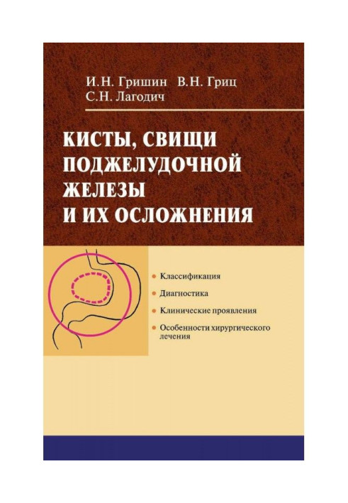 Книга Кісти, нориці підшлункової залози та їх ускладнення