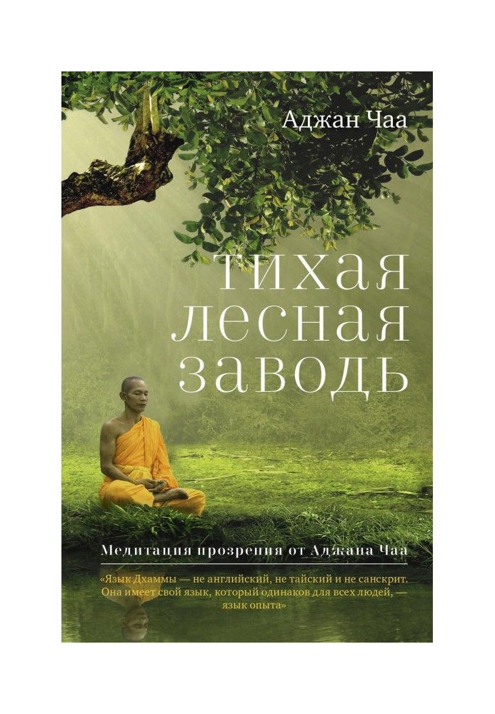 Книга Тихая лесная заводь. Медитация прозрения от Аджана Чаа