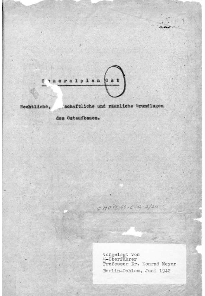 Book Master plan "Ost"