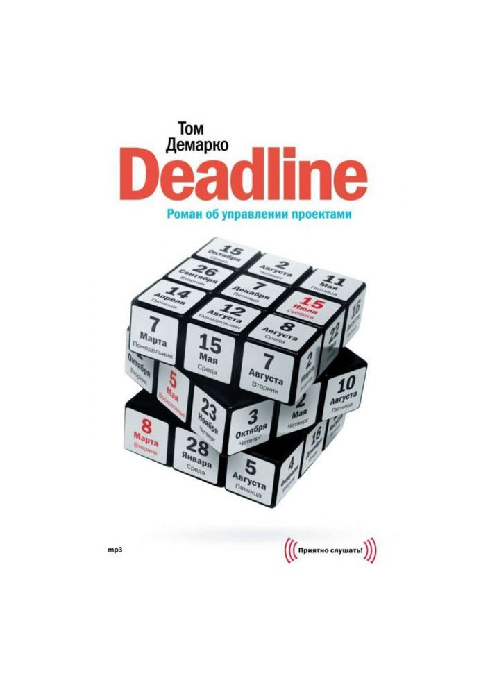 Book Deadline. Roman about a management by projects
