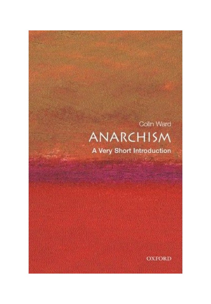 Book Anarchism: A Very Short Introduction