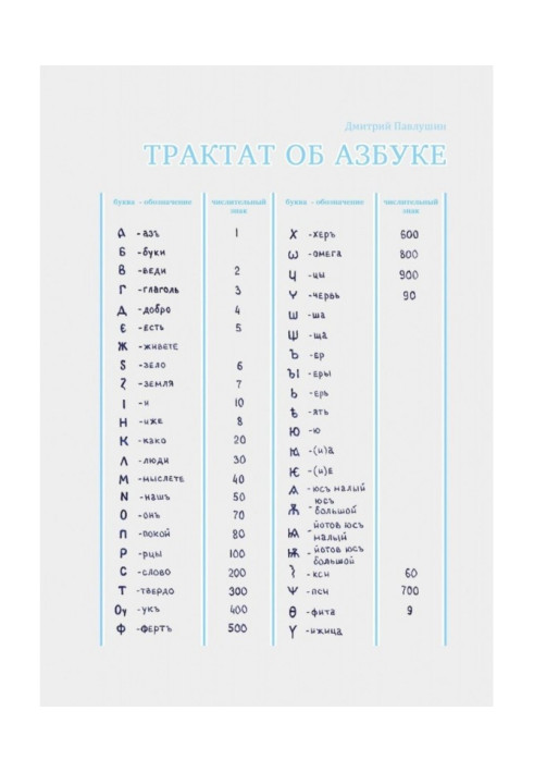 Книга Трактат об азбуке