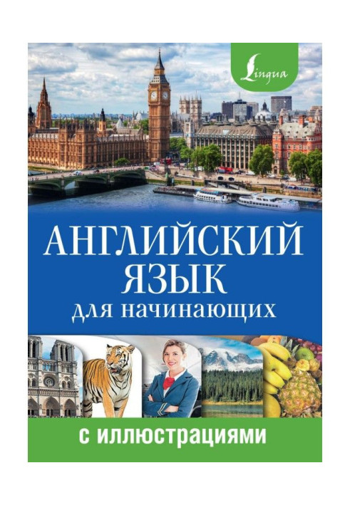 Book English for beginners with illustrations