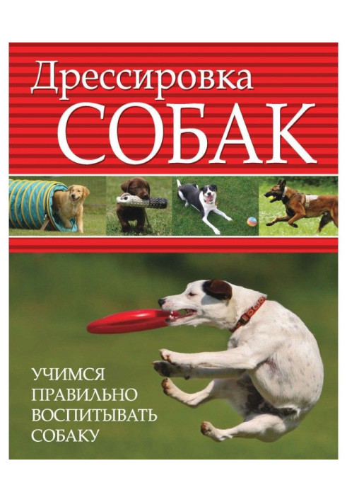 Book Training of dogs. We study correctly to bring up a dog