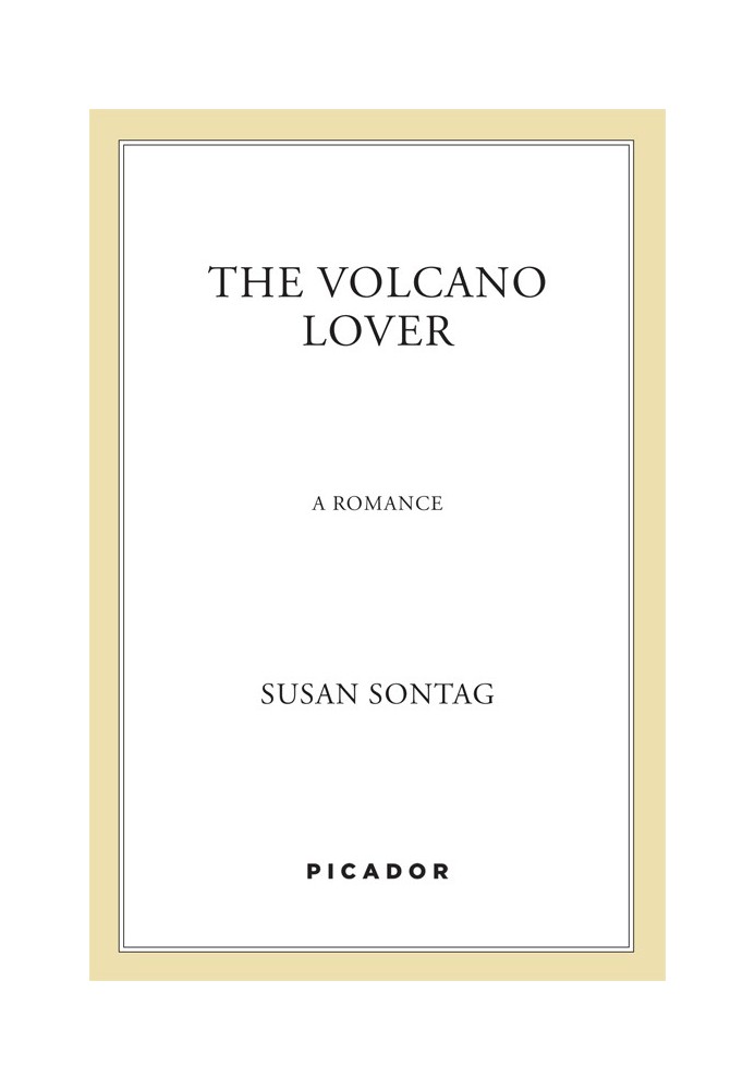 Book The Volcano Lover