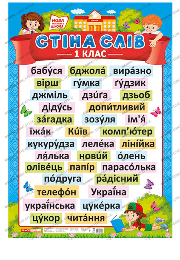 Book Плакат.Стіна слів. клас