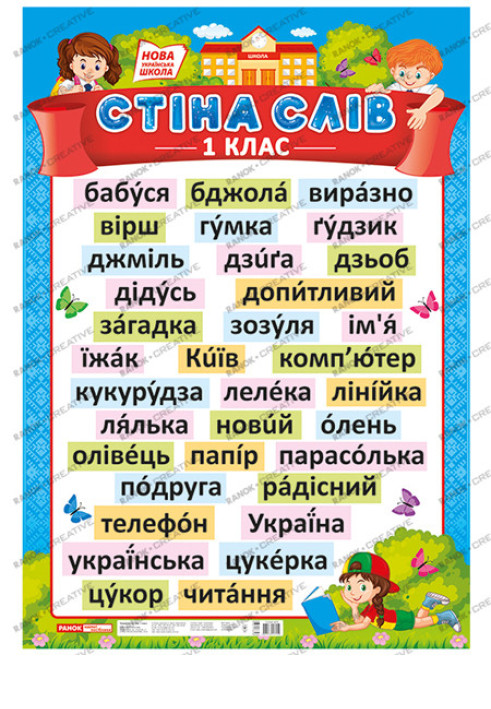 Book Плакат.Стіна слів. клас