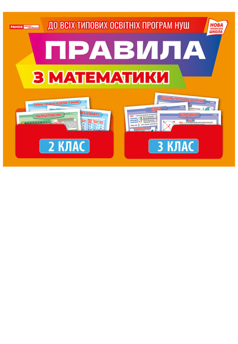 Книга Правила з математики  -  клас