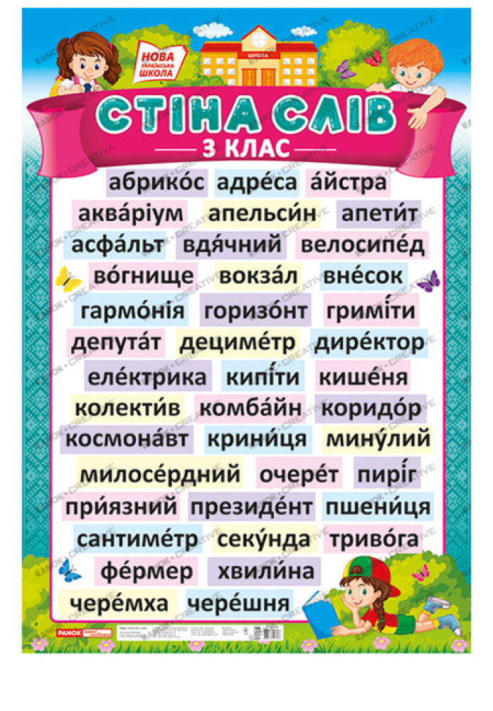 Book Плакат.Стіна слів. клас
