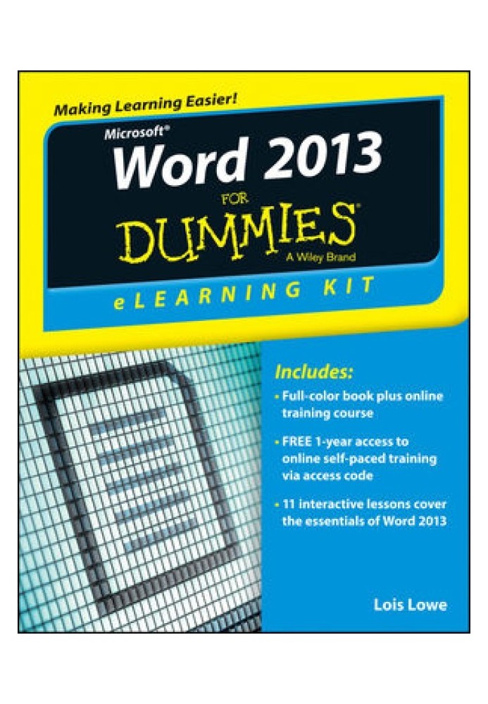 Книга Комплект электронного обучения Word 2013 для чайников®