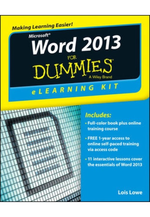 Книга Комплект электронного обучения Word 2013 для чайников®