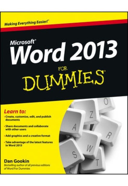 Книга Word 2013 для чайников®