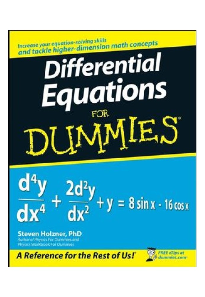 Book Differential Equations For Dummies®