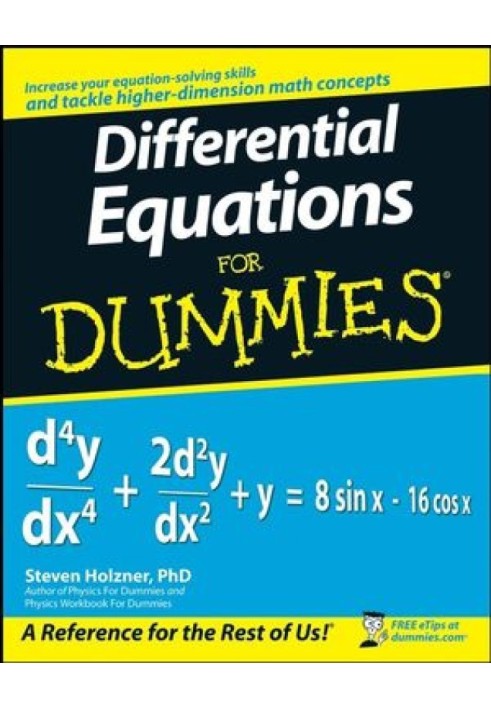 Book Differential Equations For Dummies®