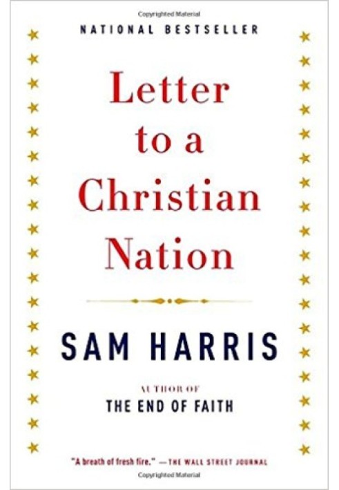 Book Letter to a Christian Nation