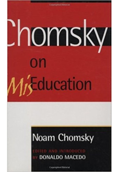 Book Chomsky on Mis-Education