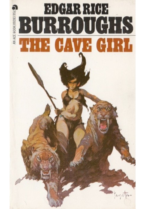 Book Cave girl. Cave people
