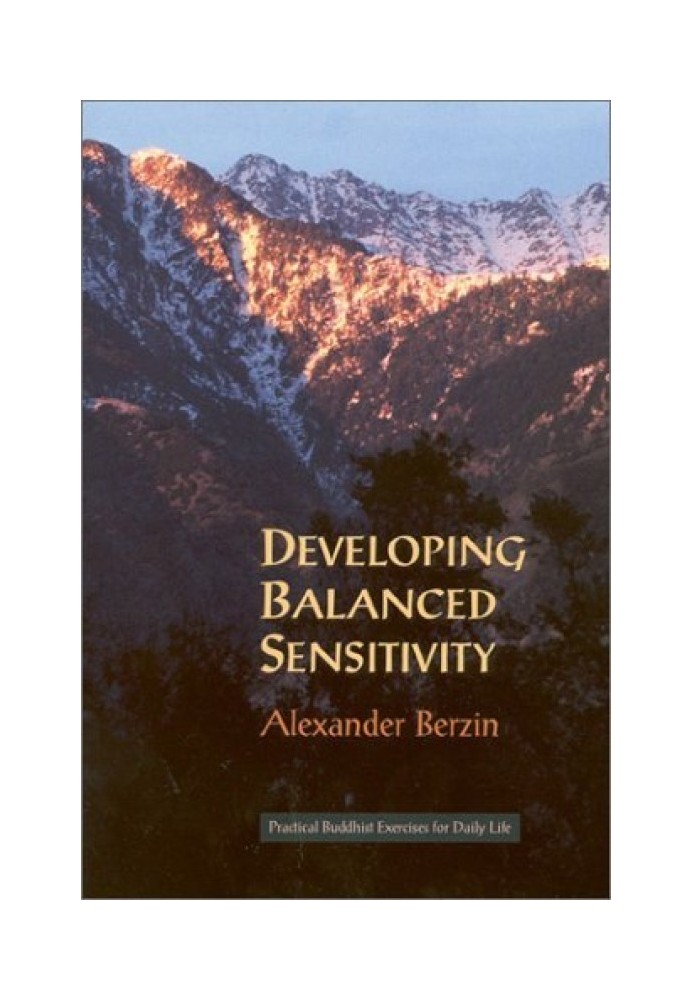 Book Developing Balanced Sensitivity: Practical Buddhist Exercises for Everyday Life (Updated Second Edition)