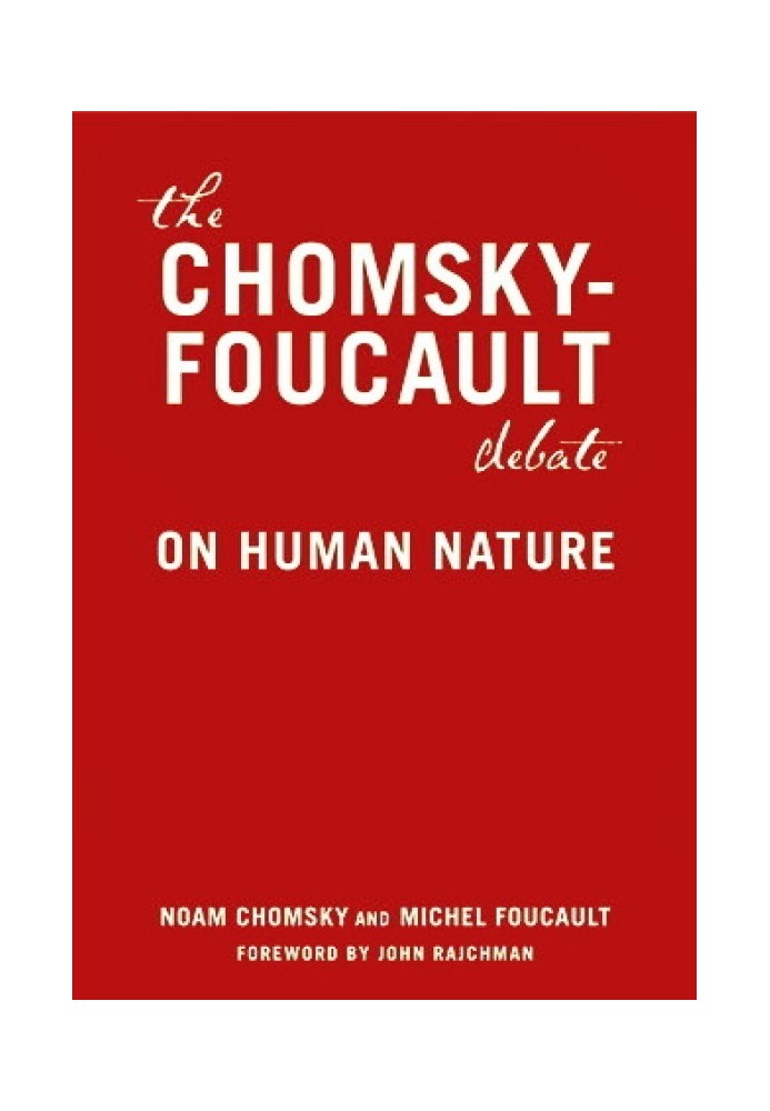 Book The Chomsky - Foucault Debate: On Human Nature