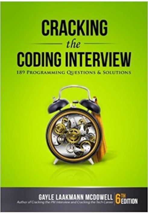 Book Cracking the Coding Interview: 189 Programming Questions and Solutions