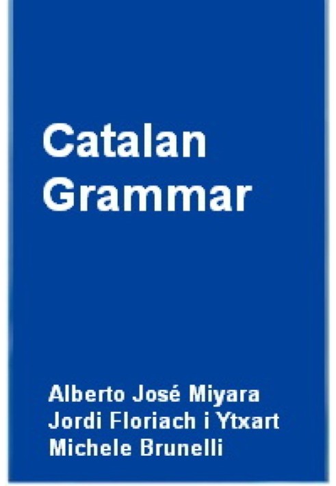 Книга Каталонская грамматика