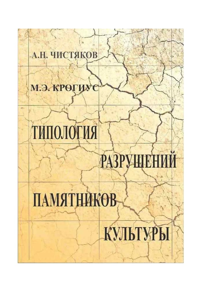 Book Typology of destruction of cultural monuments