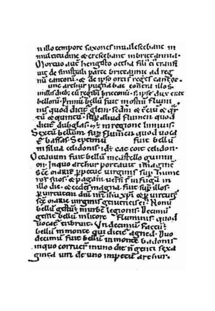 Book History of the Britons with commentary