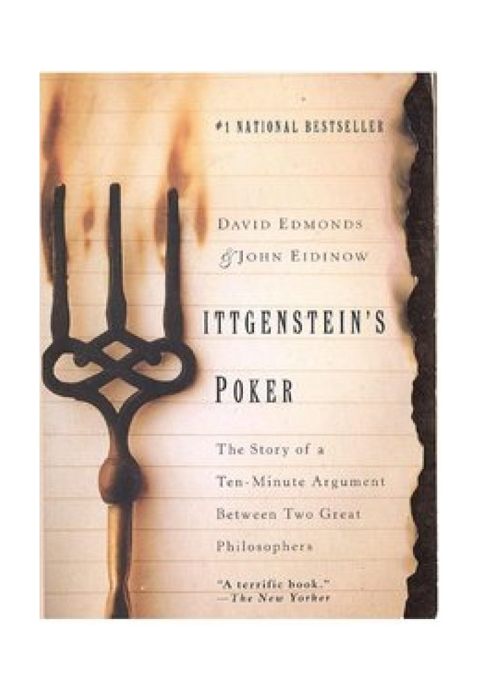Book Wittgenstein's Poker: The Story of a Ten-Minute Argument Between Two Great Philosophers