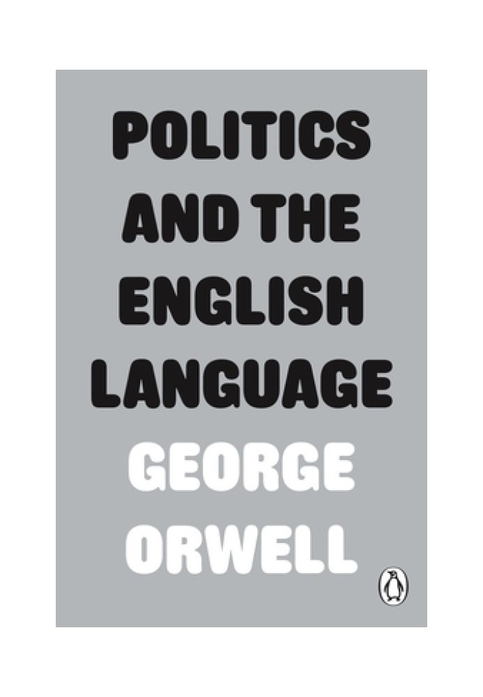 Book Politics and the English Language