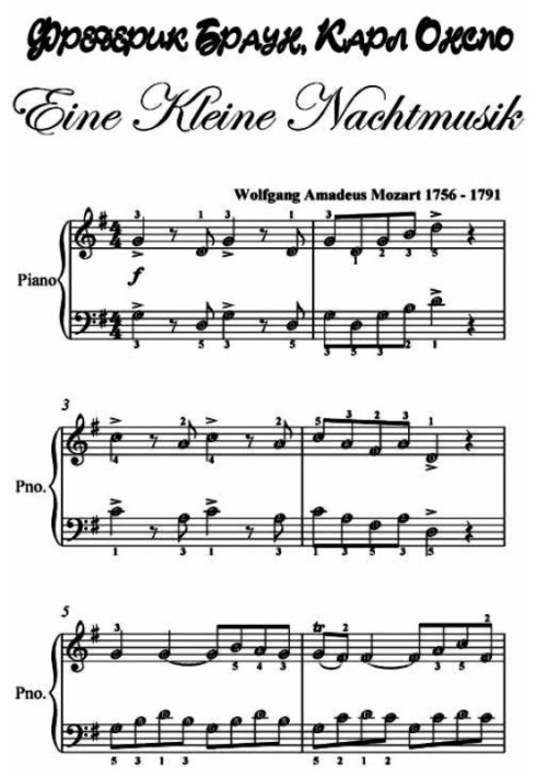 Book Eine Kleine Nachtmusik