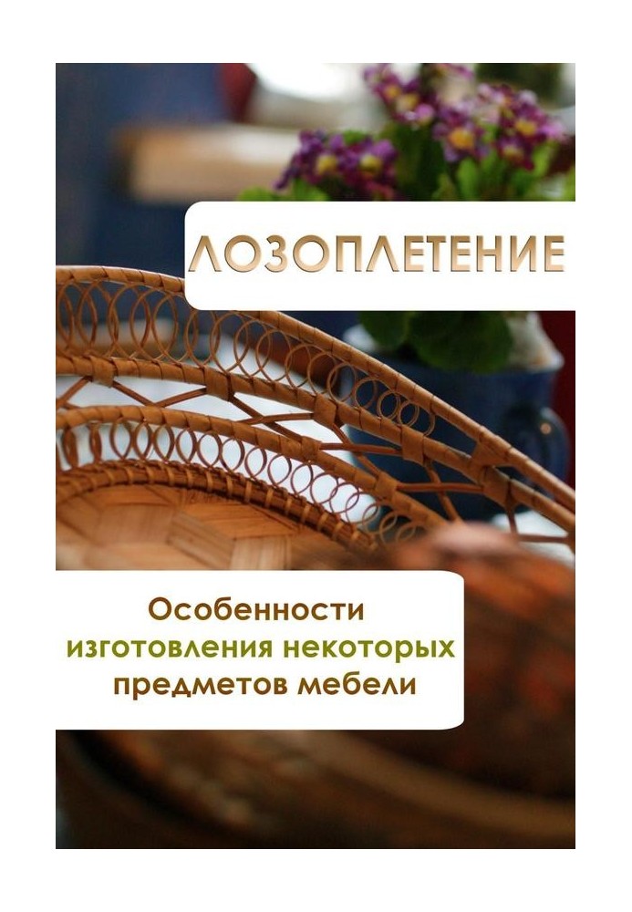 Книга Особенности изготовления некоторых предметов мебели