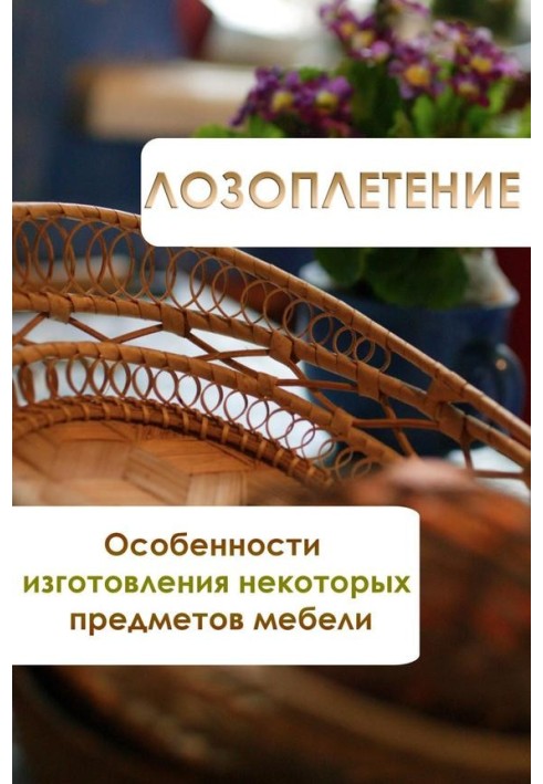 Книга Особенности изготовления некоторых предметов мебели