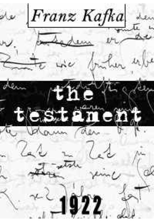Book Franz Kafka's Testament
