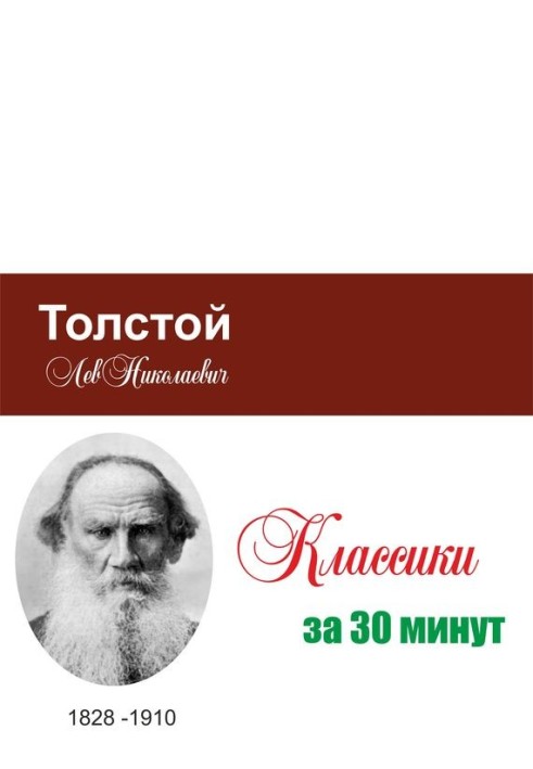 Книга Толстой за 30 минут