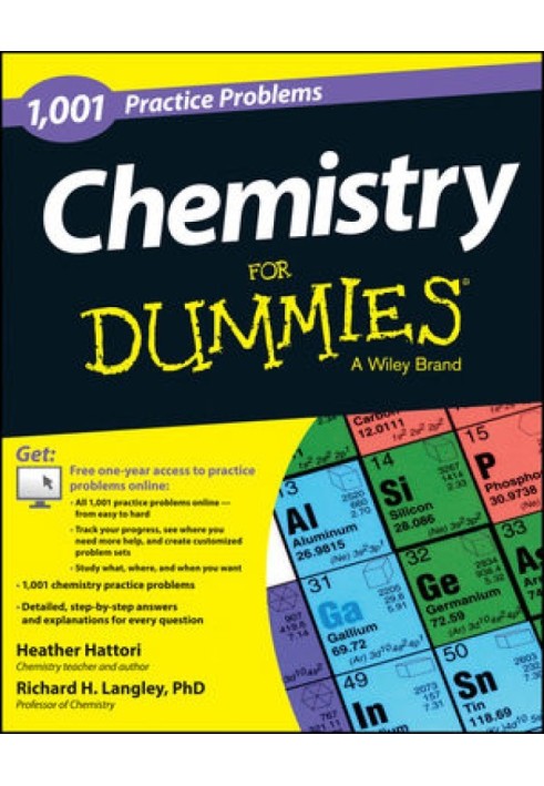 Книга 1001 практичне завдання з хімії For Dummies®