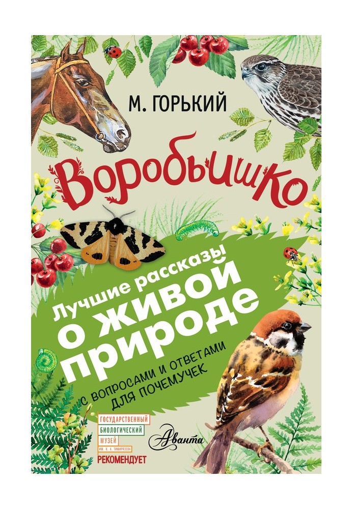 Книга Воробьишко. Рассказы с вопросами и ответами для почемучек