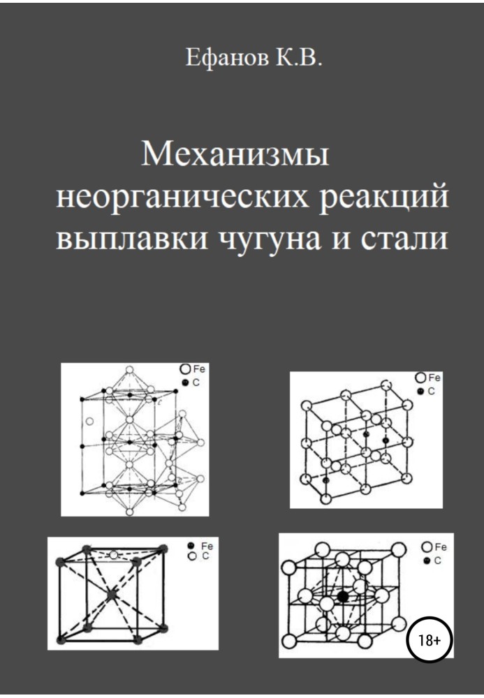 Книга Механізми неорганічних реакцій виплавки чавуну та сталі