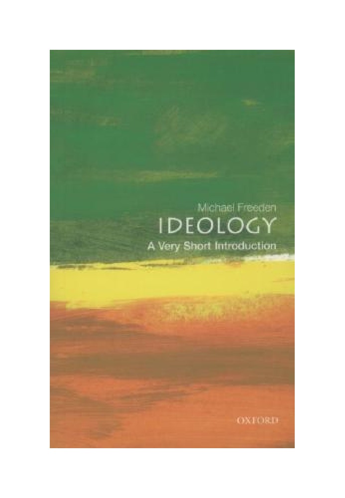 Book Ideology: A Very Short Introduction