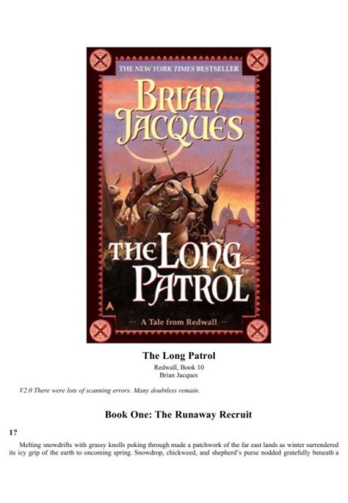 Book The Long Patrol
