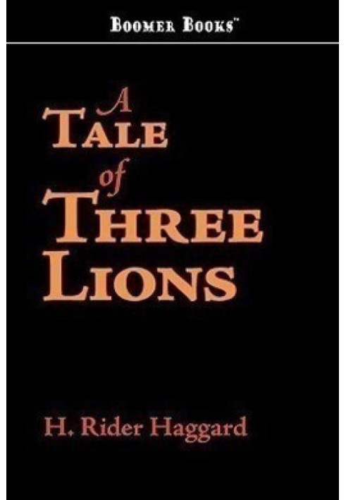 Book A Tale of Three Lions