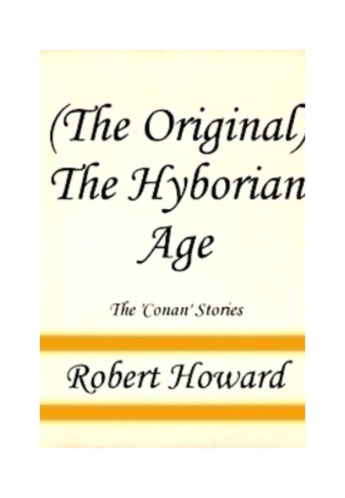 Book The Hyborian Age