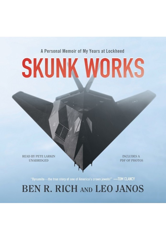 Book Skunk-Works. A personal memoir of my time at Lockheed