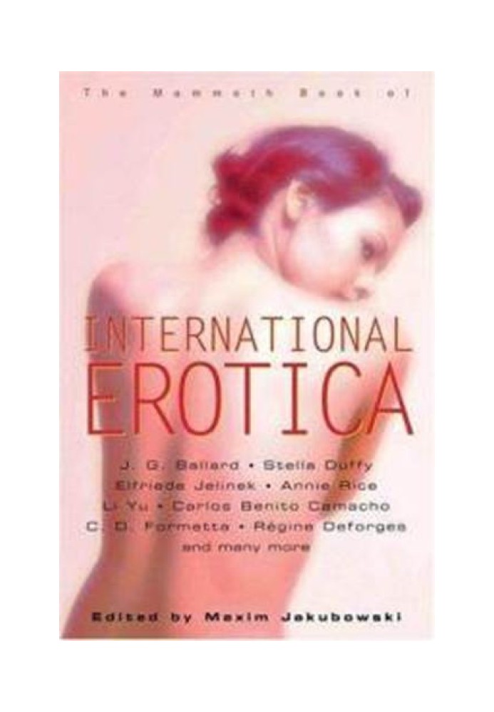 Book The Mammoth Book of International Erotica
