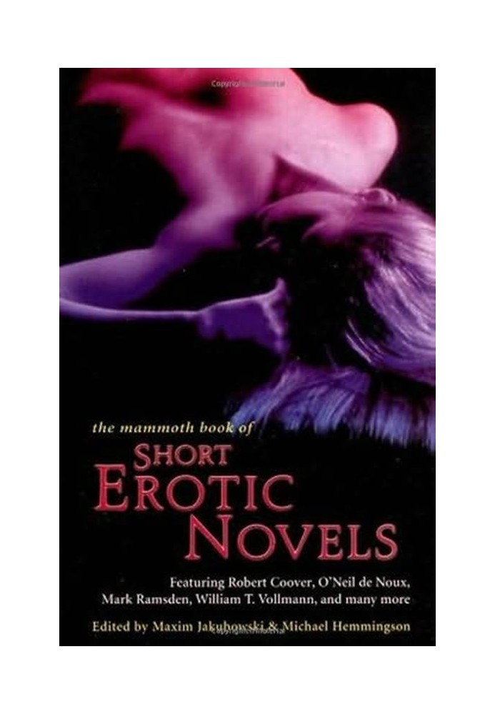 Book The Mammoth Book of Short Erotic Novels