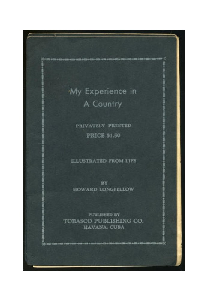 Book My experience in a country