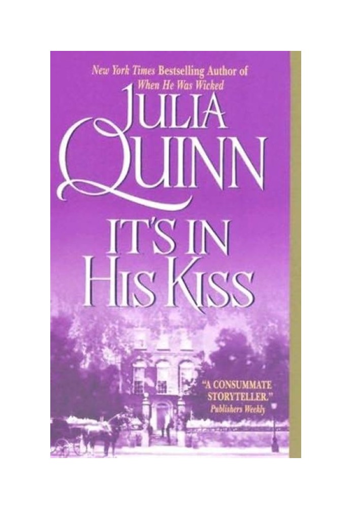 Book It's In His Kiss