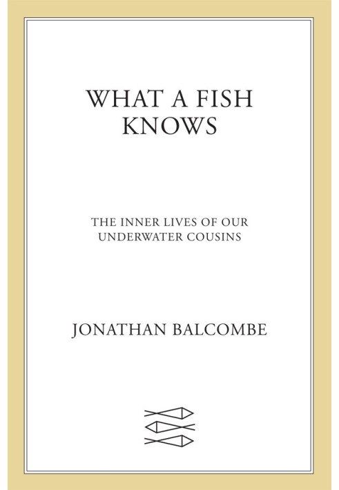 Book What does the fish know? The inner life of our underwater relatives