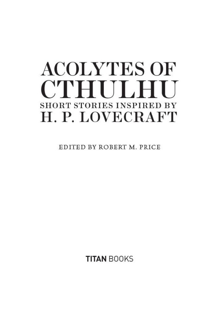 Book Acolytes of Cthulhu