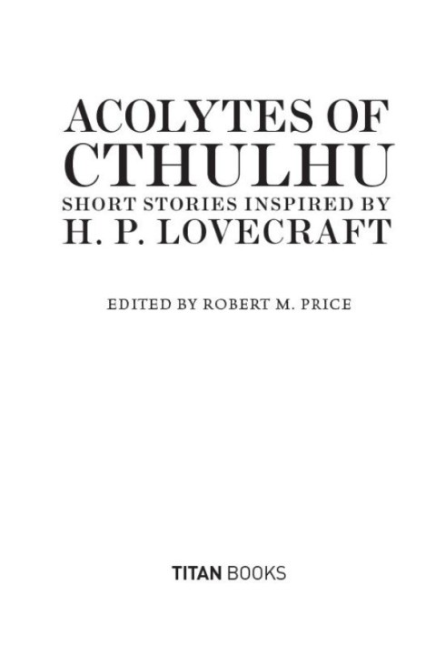 Book Acolytes of Cthulhu