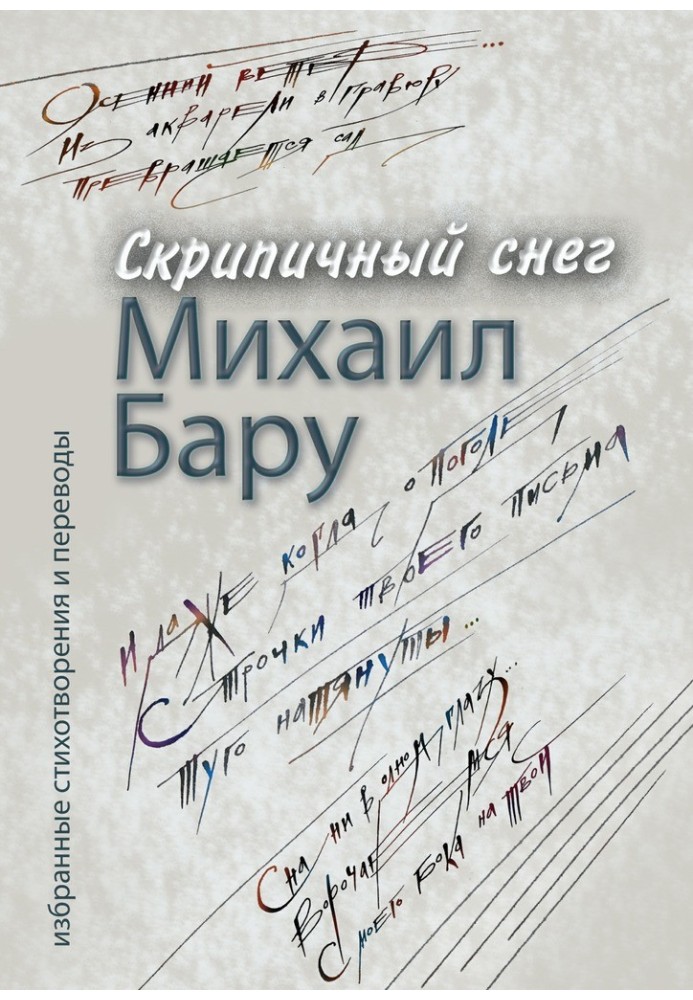 Book Violin snow